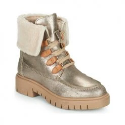 Coupon ❤️ Chaussures Femme Boots Les Tropéziennes par M Belarbi ZIVERNO OR 🛒