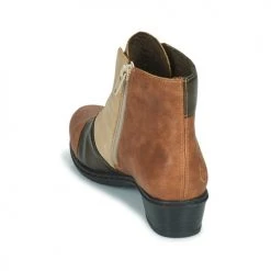 Meilleure vente ⌛ Chaussures Femme Bottines Rieker Y0764-22 Marron / Beige 🎁 -Bottines Boutique 22370329 500 E