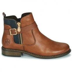 Offres 🥰 Chaussures Femme Bottines Rieker Z4959-22 Marron ⌛ -Bottines Boutique 22370331 500 B