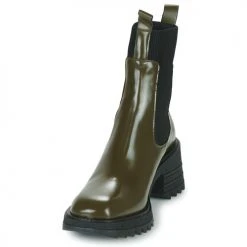 Meilleur prix 😉 Chaussures Femme Bottines Jonak DOVE Kaki / Noir 🧨 -Bottines Boutique 22381461 500 C