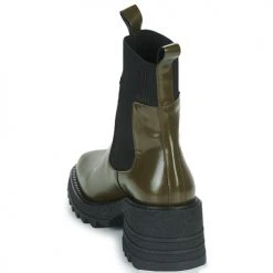 Meilleur prix 😉 Chaussures Femme Bottines Jonak DOVE Kaki / Noir 🧨 -Bottines Boutique 22381461 500 E