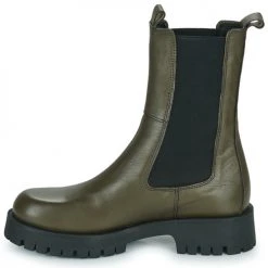 Coupon 🧨 Chaussures Femme ⭐ Boots Jonak RIDLE Kaki ❤️ -Bottines Boutique 22381462 500 D