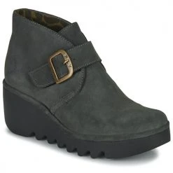 Promo 🔥 Chaussures Femme Bottines Fly London BIRT Kaki ⭐