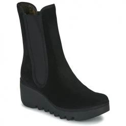 Offres ⌛ Chaussures Femme Bottines Fly London BLU LINE Noir 😍