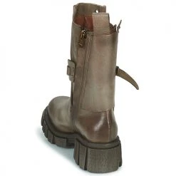 Nouveau 🎁 Chaussures Femme 🧨 Boots Airstep / A.S.98 HELL STUD Taupe ⭐ -Bottines Boutique 22484732 500 E