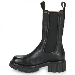Budget 🔥 Chaussures Femme Boots Airstep / A.S.98 HELL CHELSEA Noir 💯 -Bottines Boutique 22484737 500 D