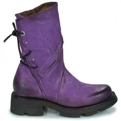 De gros 😉 Chaussures Femme Boots Airstep / A.S.98 LANE ZIP Violet ✨ -Bottines Boutique 22484746 500 B
