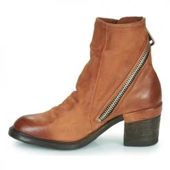 Remise ❤️ Chaussures Femme Bottines Airstep / A.S.98 JAMAL LOW Camel 👏 -Bottines Boutique 22484761 500 D