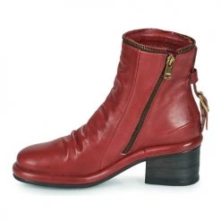 Meilleure affaire ⭐ Chaussures Femme Bottines Airstep / A.S.98 VISION LOW Rouge 👍 -Bottines Boutique 22484764 500 D