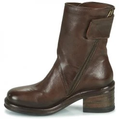 Meilleure vente 😉 Chaussures Femme Bottines Airstep / A.S.98 VISION MID Marron 💯 -Bottines Boutique 22484765 500 D