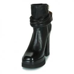 Nouveau 🛒 Chaussures Femme Bottines Airstep / A.S.98 VIVENT Noir 🥰 -Bottines Boutique 22484766 500 C