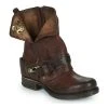 Top 10 🧨 Chaussures Femme Boots Airstep / A.S.98 SAINT BIKE Marron 👏