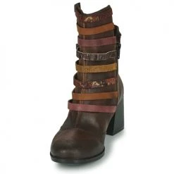 Sortie 👏 Chaussures Femme Bottines Papucei MANILA Marron ❤️ -Bottines Boutique 22497630 500 C