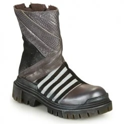 Meilleur prix 👏 Chaussures Femme Boots Papucei GUNO Gris ⌛