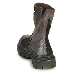 Meilleur prix 👏 Chaussures Femme Boots Papucei GUNO Gris ⌛ -Bottines Boutique 22497634 500 E