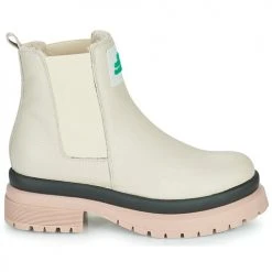 Remise 😀 Chaussures Femme Boots Meline SL1003 Beige / Léopard 😍 -Bottines Boutique 22498604 500 B