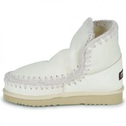 Meilleur prix 🎁 Chaussures Femme 😀 Boots Mou ESKIMO 18 Blanc ⭐ -Bottines Boutique 22544248 500 D