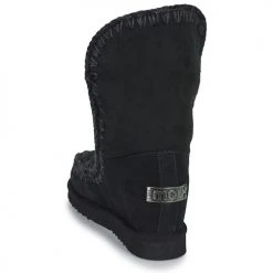 Meilleur prix ✨ Chaussures Femme 🌟 Boots Mou ESKIMO INNER TALL Noir 👍 -Bottines Boutique 22544254 500 E