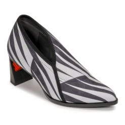 De gros ✨ Chaussures Femme Low 😍 boots United nude SONAR FOLD Noir / Blanc 🧨