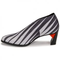 De gros ✨ Chaussures Femme Low 😍 boots United nude SONAR FOLD Noir / Blanc 🧨 -Bottines Boutique 22544889 500 D