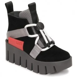 Top 10 🤩 Chaussures Femme Boots United nude GRIP NOMAD Noir / Gris 🧨