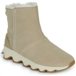 Coupon ✔️ Chaussures Femme ✨ Boots Sorel KINETIC SHORT WP Beige 🧨
