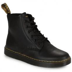 Coupon 🧨 Chaussures 🎁 Boots Dr. Martens THURSTON CHUKKA CRAZY HORSE Noir ⭐