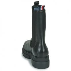 Les meilleures critiques de 🔥 Chaussures Femme Boots Tommy Hilfiger Monochromatic Chelsea Boot Noir 🔥 -Bottines Boutique 22555460 500 E