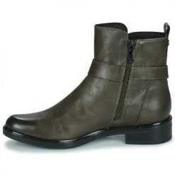 Promo ⌛ Chaussures Femme 😍 Boots Caprice 25300 Kaki 🎁 -Bottines Boutique 22569890 500 D