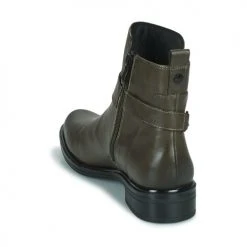 Promo ⌛ Chaussures Femme 😍 Boots Caprice 25300 Kaki 🎁 -Bottines Boutique 22569890 500 E