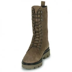 Sortie ✔️ Chaussures Femme Boots Elue par nous MELINA Taupe 😀 -Bottines Boutique 22570000 500 C