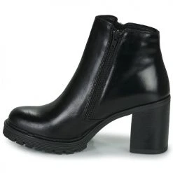 Bon marché ✨ Chaussures Femme Bottines Elue par nous MIDI Noir 🧨 -Bottines Boutique 22570007 500 D