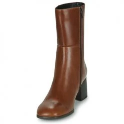 Offres 🎁 Chaussures Femme Bottines Elue par nous MIFEM Camel 🛒 -Bottines Boutique 22570008 500 C