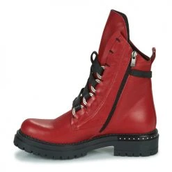 Grosses soldes 🤩 Chaussures Femme 🤩 Boots Metamorf'Ose KAIDE Rouge ⭐ -Bottines Boutique 22570079 500 D