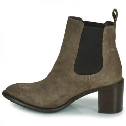 Nouveau ✨ Chaussures Femme Bottines Adige PORT Taupe 🔔 -Bottines Boutique 22570221 500 D