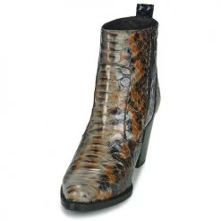 Budget ⌛ Chaussures Femme Bottines Regard SALLY Noir / Gris 🎁 -Bottines Boutique 22570246 500 C