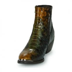 Bon marché 😍 Chaussures Femme Bottines Regard BALE Kaki / Jaune 🧨 -Bottines Boutique 22570251 500 C