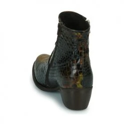 Bon marché 😍 Chaussures Femme Bottines Regard BALE Kaki / Jaune 🧨 -Bottines Boutique 22570251 500 E