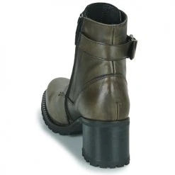 Coupon ✨ Chaussures Femme Bottines Regard UTHA Gris ⌛ -Bottines Boutique 22570253 500 E