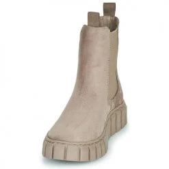 Bon marché ❤️ Chaussures Femme Boots Refresh Taupe 🔥 -Bottines Boutique 22576980 500 C