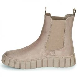 Bon marché ❤️ Chaussures Femme Boots Refresh Taupe 🔥 -Bottines Boutique 22576980 500 D