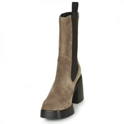 Budget 🤩 Chaussures Femme Bottines Vagabond 🥰 Shoemakers BROOKE Marron ✔️ -Bottines Boutique 22585633 500 C