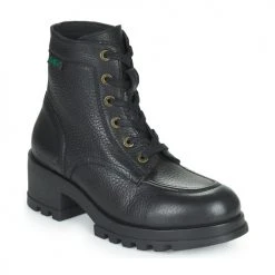 Grosses soldes 🎉 Chaussures Femme Bottines Kickers KICK HELLO Noir ✔️