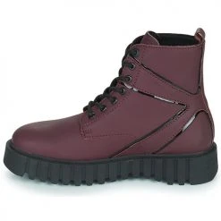 Grosses soldes 🔥 Chaussures Femme Boots Kickers KICK FABULOUS Bordeaux 👍 -Bottines Boutique 22587824 500 D