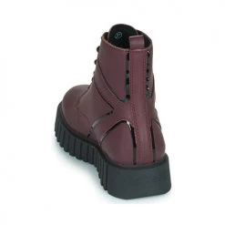 Grosses soldes 🔥 Chaussures Femme Boots Kickers KICK FABULOUS Bordeaux 👍 -Bottines Boutique 22587824 500 E