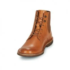 Bon marché ⭐ Chaussures Femme 😀 Boots Kickers TITI Camel 💯 -Bottines Boutique 22587826 500 C