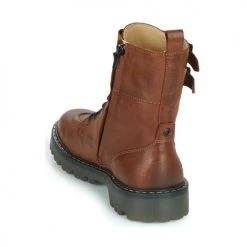 Meilleure vente 🔥 Chaussures Femme Boots Kickers DECKRANGER Marron 🛒 -Bottines Boutique 22587827 500 E