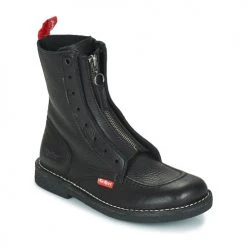 Promo 🔥 Chaussures Femme Boots Kickers MEETICKROCK Noir 🔔