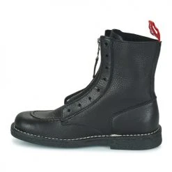 Promo 🔥 Chaussures Femme Boots Kickers MEETICKROCK Noir 🔔 -Bottines Boutique 22587837 500 D