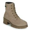 Tout neuf ✔️ Chaussures Femme Bottines Kickers KICK HELLO Beige 🤩 -Bottines Boutique 22587840 500 A